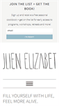 Mobile Screenshot of julienelizabeth.com