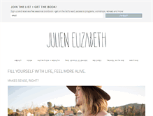 Tablet Screenshot of julienelizabeth.com